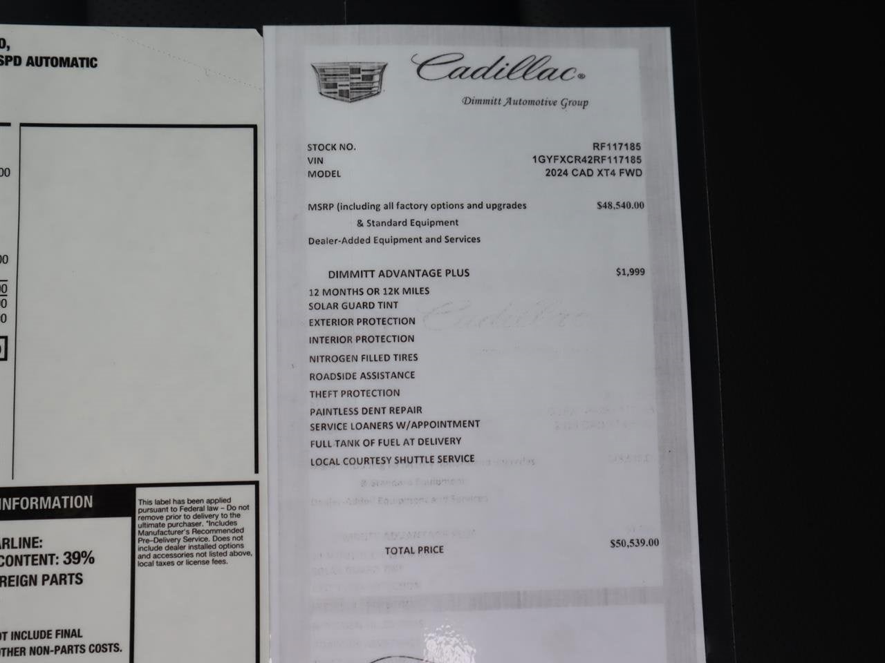 2024 Cadillac XT4 Premium Luxury